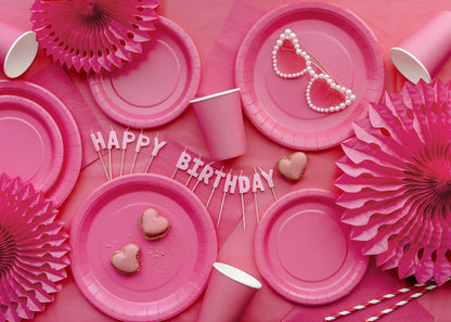 Party Deco - מפת שולחן 137x183 cm, dark pink - תמונה 3