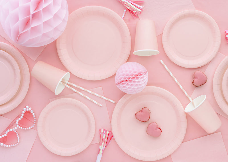 Party Deco - מפת שולחן 137x183 cm, light pink - תמונה 3