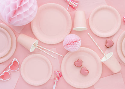 Party Deco - מפת שולחן 137x183 cm, light pink - תמונה 3