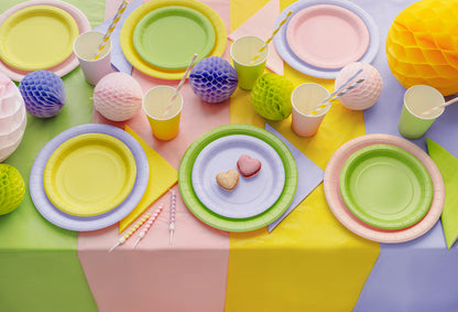Party Deco - מפת שולחן 137x183 cm, light pink - תמונה 4