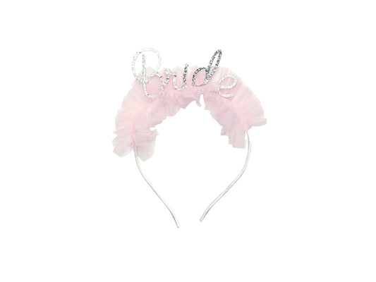 Party Deco - קשת ראש כלה עם מלמלה