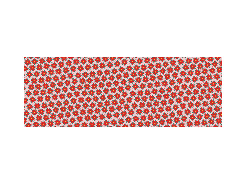 Party Deco - Wrapping paper - Red star of Bethlehem, 70x200cm - תמונה 2