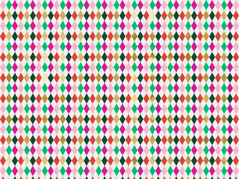 Party Deco - Wrapping paper - Rhombuses, 70x200cm