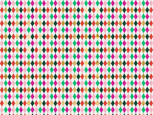 Party Deco - Wrapping paper - Rhombuses, 70x200cm