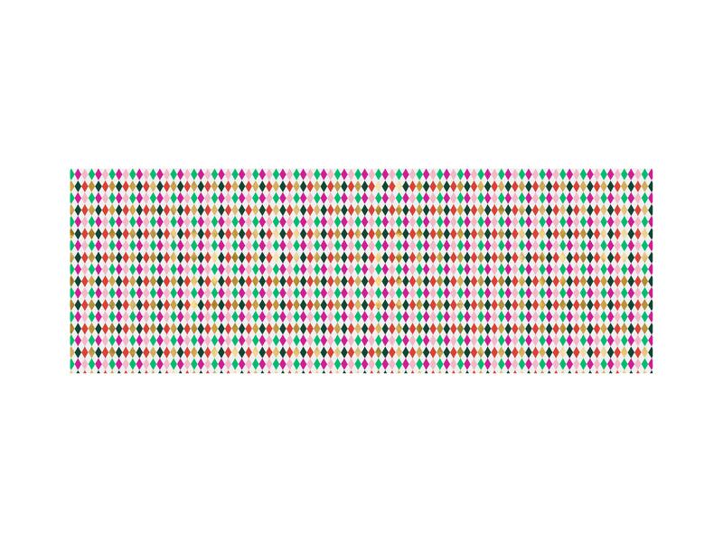 Party Deco - Wrapping paper - Rhombuses, 70x200cm - תמונה 2