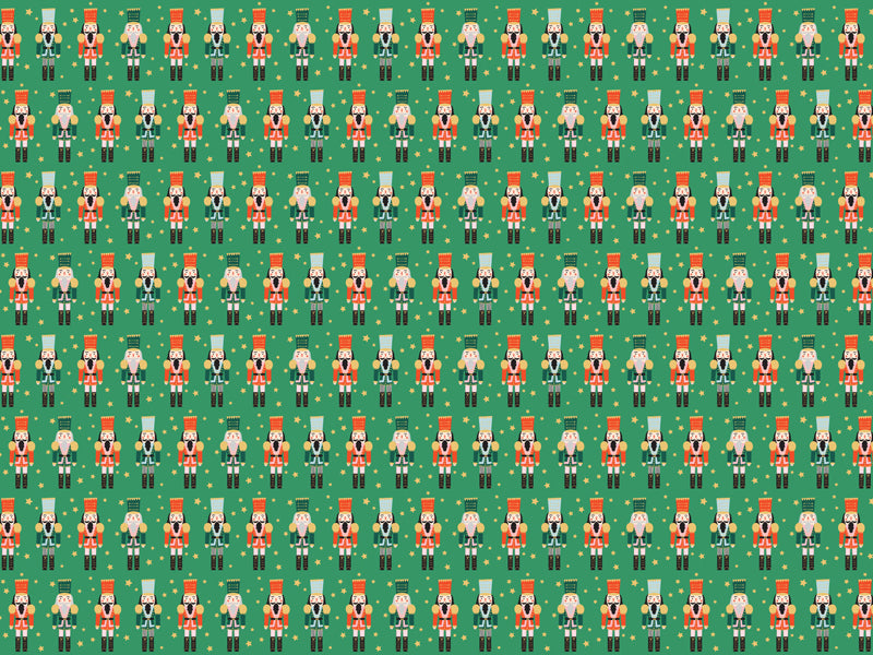 Party Deco - Wrapping paper - Nutcracker, 70x200 cm
