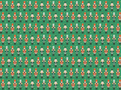 Party Deco - Wrapping paper - Nutcracker, 70x200 cm