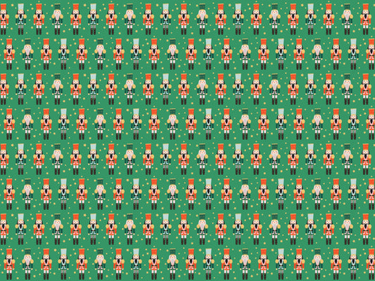 Party Deco - Wrapping paper - Nutcracker, 70x200 cm