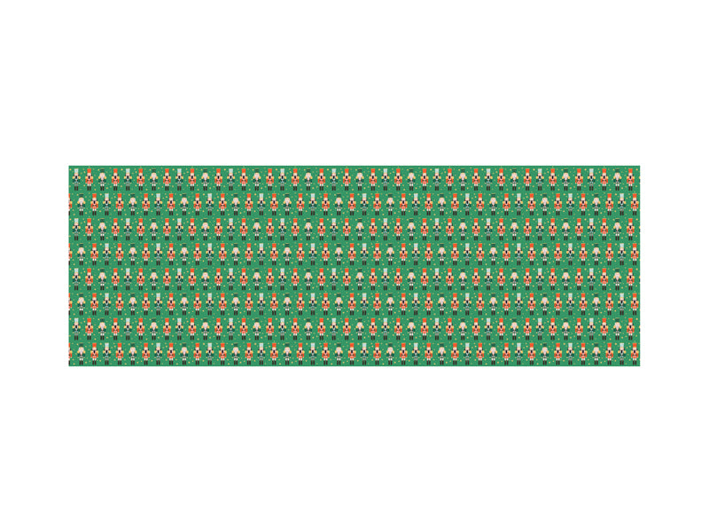 Party Deco - Wrapping paper - Nutcracker, 70x200 cm - תמונה 2