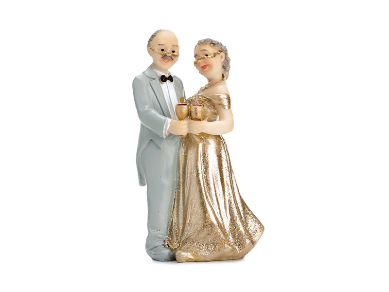 Party Deco - פסלון Gold Anniversary, 12cm