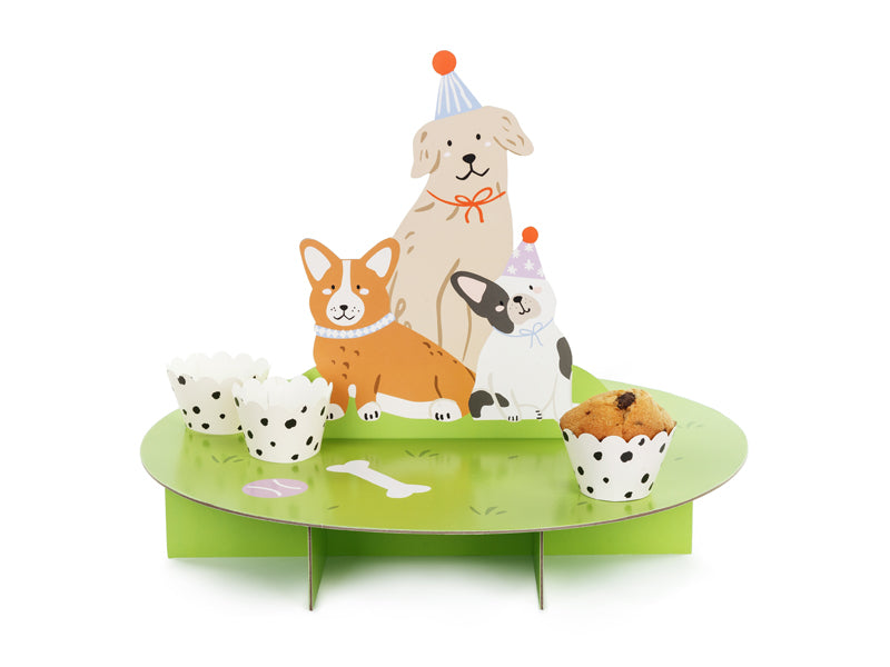 Party Deco - Cake stand Dogs, mix