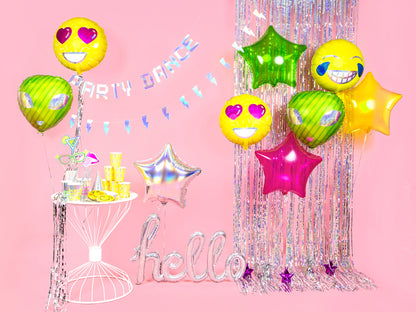 Party Deco - Plastic ribbon, silver, 5mm/225m - תמונה 3