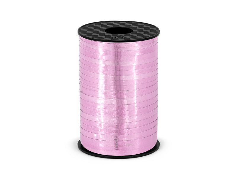 Party Deco - Plastic ribbon, pink, 5mm/225m