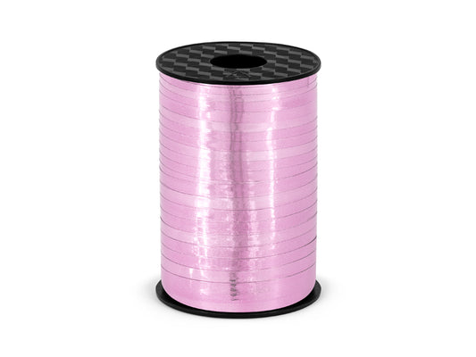 Party Deco - Plastic ribbon, pink, 5mm/225m