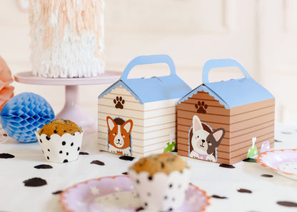 Party Deco - קופסאות עוגה מעוטרות Doghouse: 1pkt/6pc. - תמונה 3