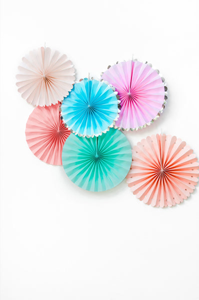 Party Deco - Decorative Rosettes Unicorn, mix: 1pkt/3pc. - תמונה 3