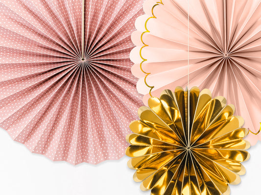 Party Deco - Decorative Rosettes, mix: 1pkt/3pc. - תמונה 2