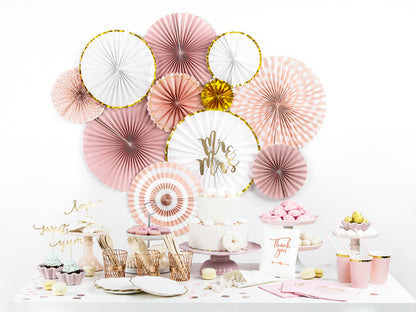 Party Deco - Decorative Rosettes, mix: 1pkt/3pc. - תמונה 3