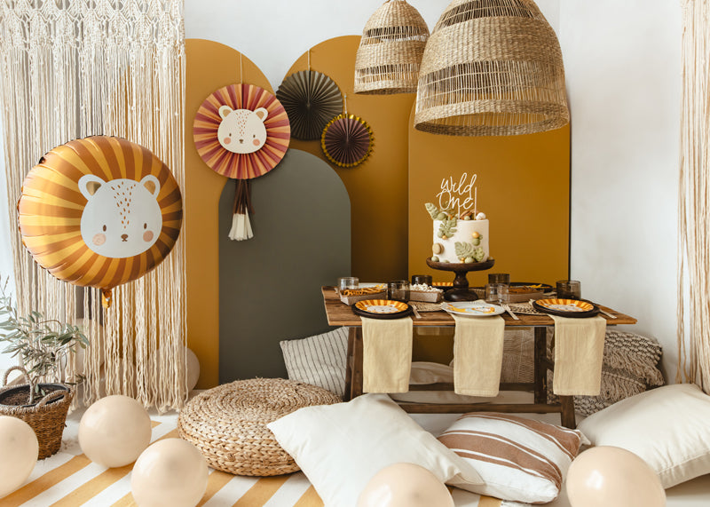 Party Deco - Decorative Rosettes Leo, mix, 26-43 cm: 1pkt/3pc. - תמונה 4