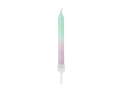 Party Deco - נרות יום הולדת ombre, 6cm: 1pkt/20pc. - תמונה 2