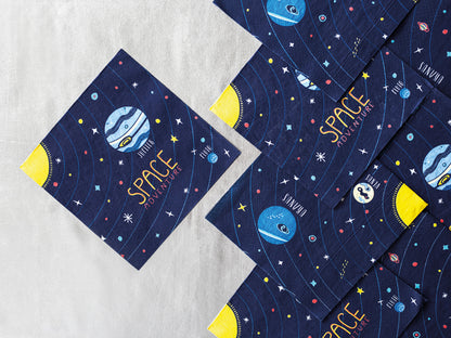 Party Deco - Napkins Space Party, 33x33cm: 1pkt/20pc. - תמונה 3