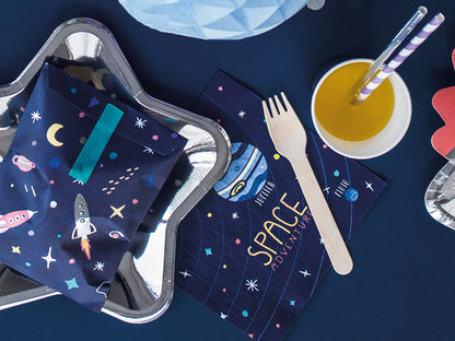 Party Deco - Napkins Space Party, 33x33cm: 1pkt/20pc. - תמונה 4