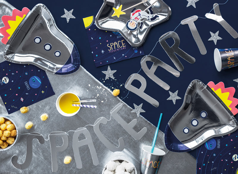 Party Deco - Napkins Space Party, 33x33cm: 1pkt/20pc. - תמונה 5