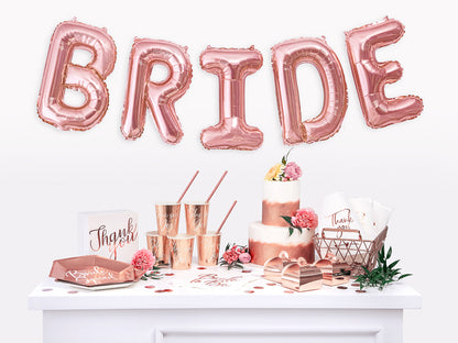 Party Deco - Napkins Bride to be, rose gold, 33x33cm: 1pkt/20pc. - תמונה 5