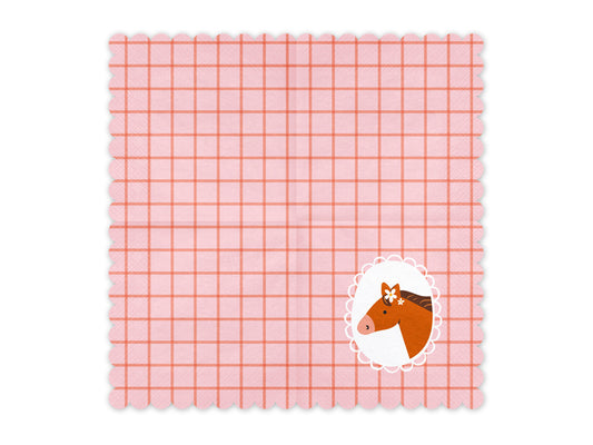 Party Deco - Horse Napkins, 33x33 cm, mix: 1pkt/12pc. - תמונה 2