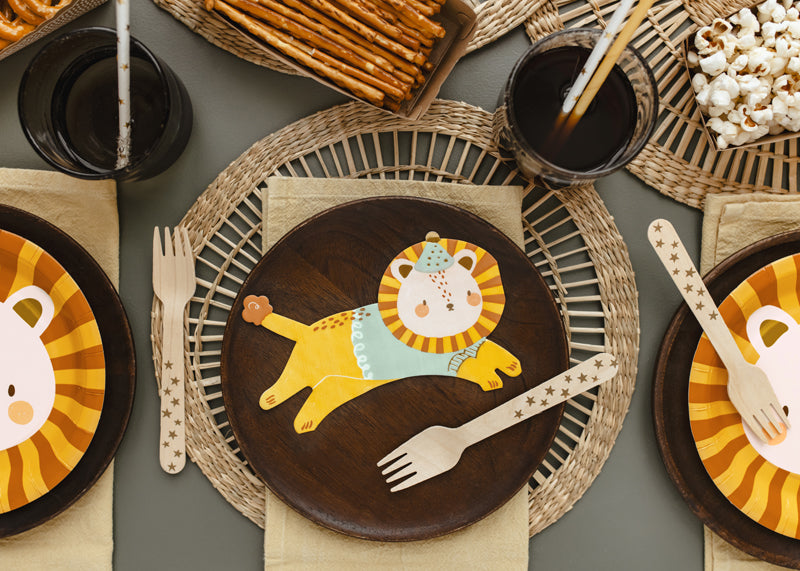Party Deco - Napkins Leo, mix, 16x10 cm: 1pkt/20pc. - תמונה 2