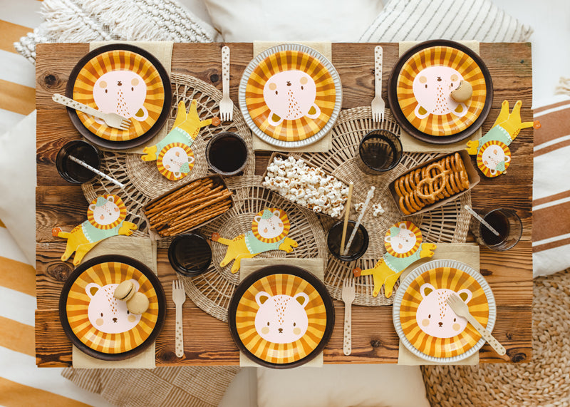 Party Deco - Napkins Leo, mix, 16x10 cm: 1pkt/20pc. - תמונה 3