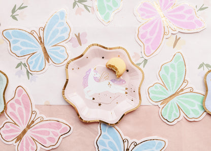 Party Deco - Butterfly Napkins, Mix, 16x12 cm: 1pkt/12pc. - תמונה 4