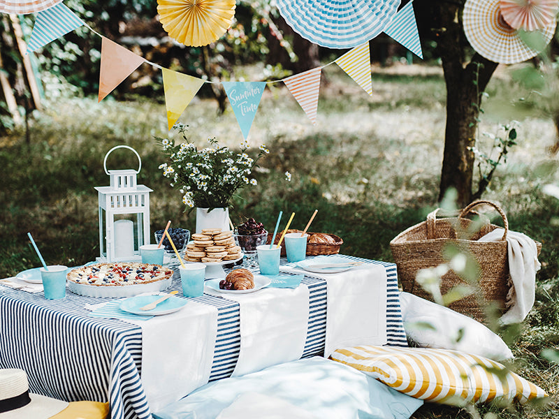 Party Deco - קשים מנייר Summer time, 19.5cm: 1pkt/10pc. - תמונה 5