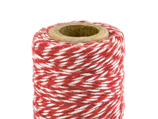 Party Deco - Baker's Twine, red, 50m - תמונה 2