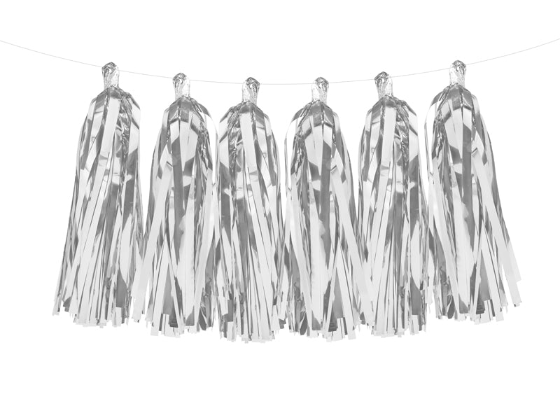 Party Deco - שרשרת טאסל silver
