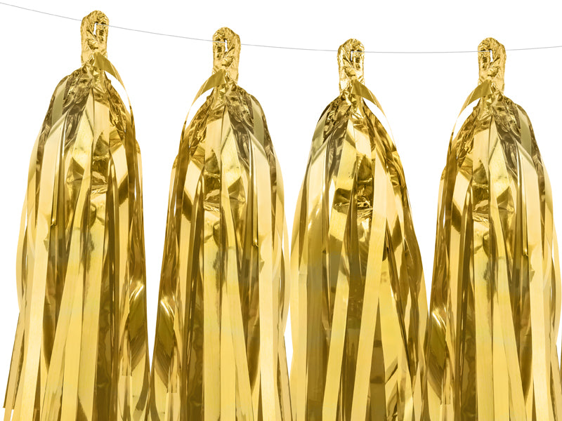 Party Deco - שרשרת טאסל gold - תמונה 2