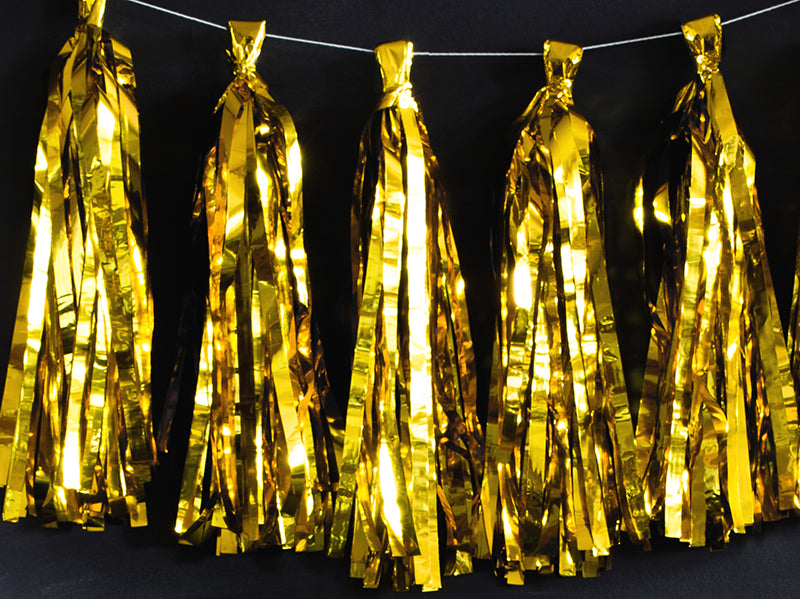 Party Deco - שרשרת טאסל gold - תמונה 3