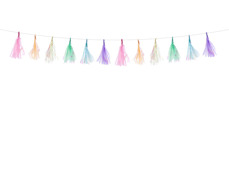 Party Deco - שרשרת טאסל mix, 1.2m