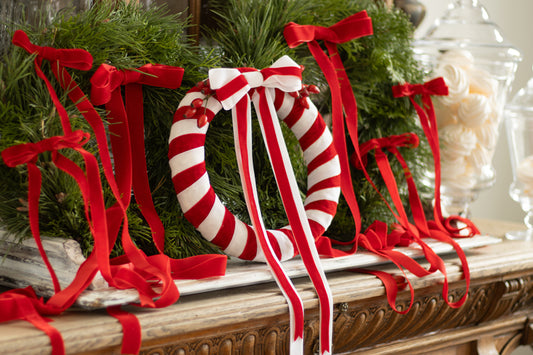 Party Deco - Velour ribbon, red, 15mm/10m - תמונה 2