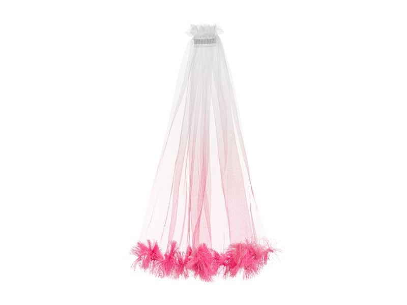 Party Deco - וילון פרנזים pink, 69cm