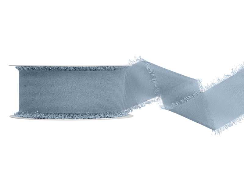 Party Deco - סרט שיפון light misty blue, 40mm/10m