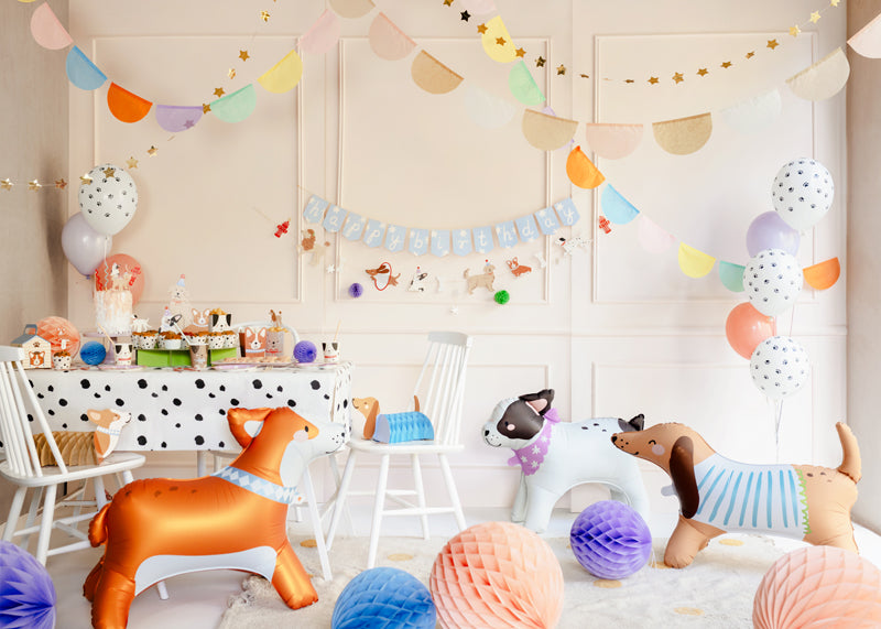 Party Deco - קישוט כוורת נייר Dogs, mix: 1pkt/4pc. - תמונה 3