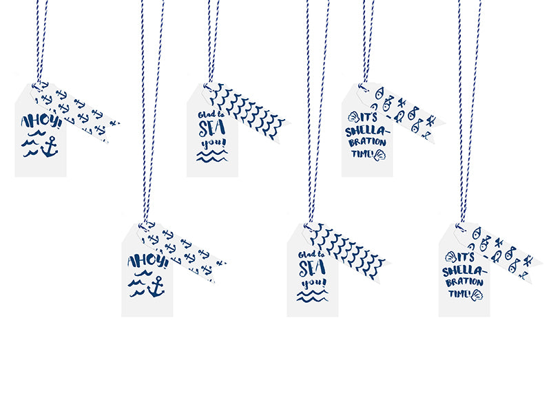 Party Deco - Gift tags Ahoy