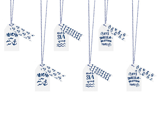 Party Deco - Gift tags Ahoy