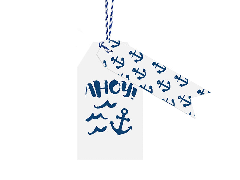 Party Deco - Gift tags Ahoy - תמונה 2