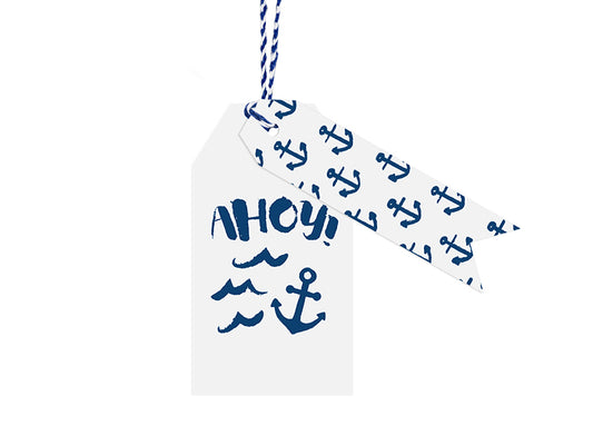 Party Deco - Gift tags Ahoy - תמונה 2