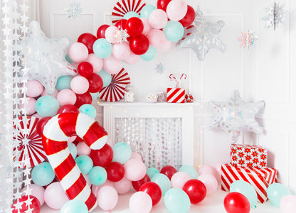 Party Deco - קישוט תליה פתיתי שלג iridescent, 15- 25cm: 1pkt/6pc. - תמונה 3