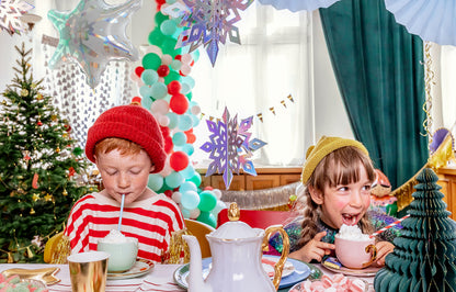Party Deco - קישוט תליה פתיתי שלג iridescent, 15- 25cm: 1pkt/6pc. - תמונה 4