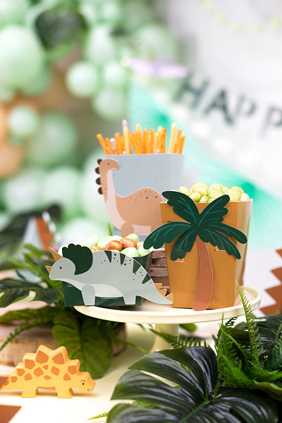 PartyDeco - קופסאות חטיפים דינוזאורים
