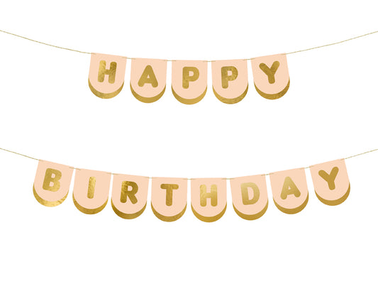 באנר Happy Birthday סוסים
